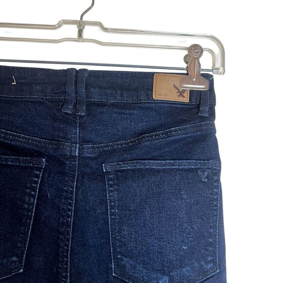 3 for $30! American eagle dark wash distressed shorts - Picture 7 of 7